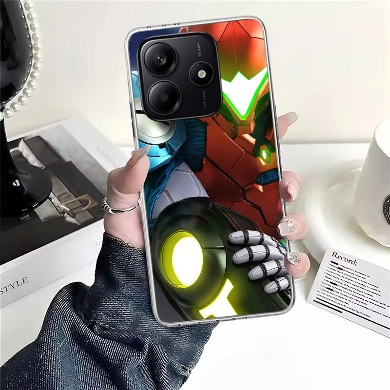 Фото Мягкий чехол для телефона Game M-Metroids для Xiaomi Redmi Note 15 14 14S 13 12 Pro Plus 12S 11 11S 11E 10 10S 11T 5G Fundas Coque Redmi N №2