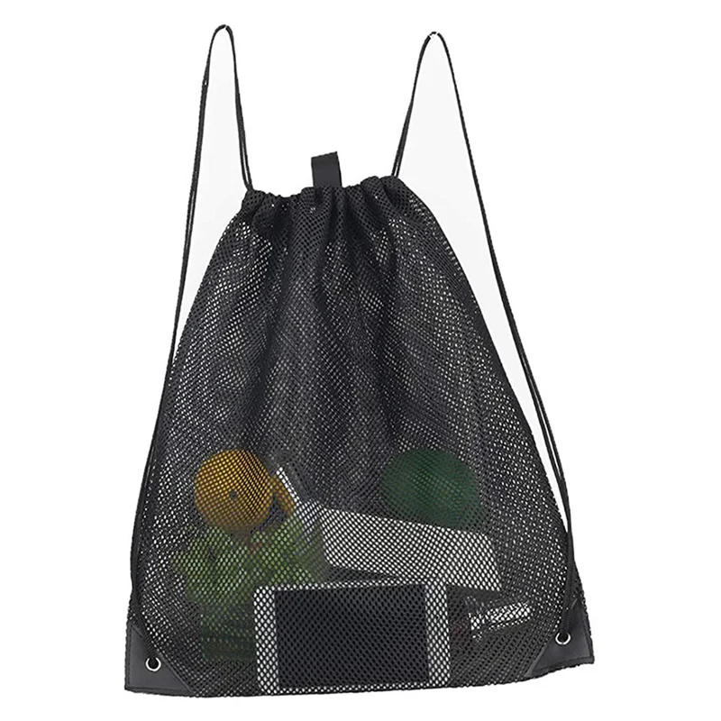 Сетчатая сумка на шнурке для плавания сетчатая складная моющаяся бассейна