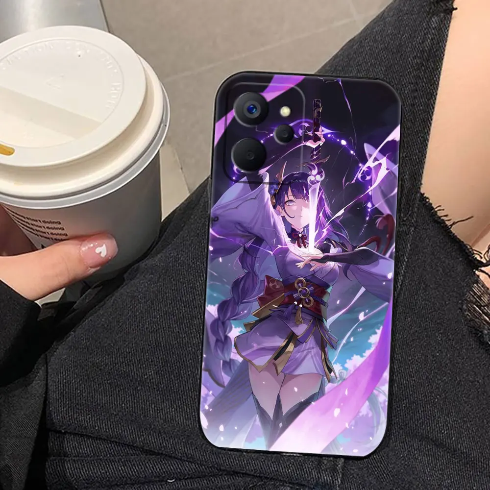 Горячая игра G-Genshin искусственное воздействие для OPPO REALME 12 11 10 9 9I 8I 8 7I 7 6I 6 Чехол
