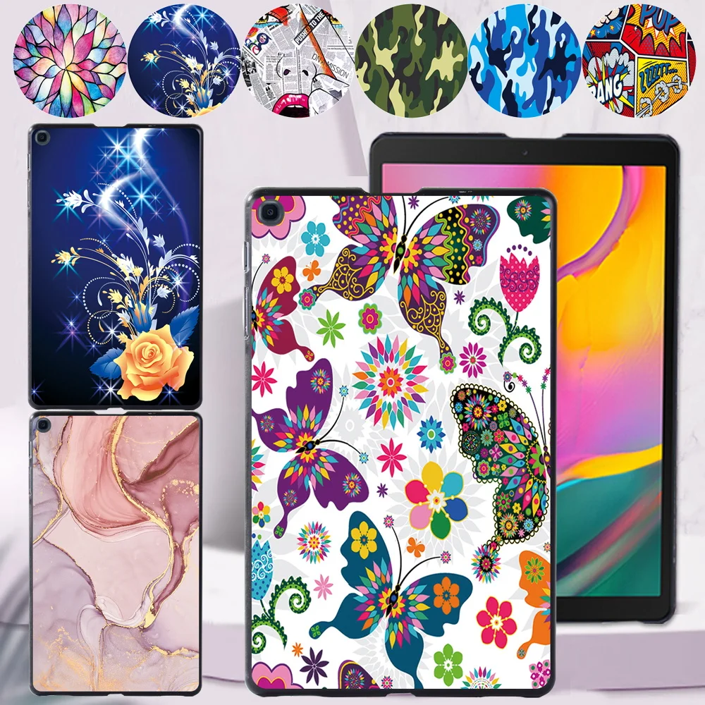 For Samsung Galaxy Tab A7 10.4" T500 T505/Tab S4/S6/S7/Tab S6 Lite P610/Tab A 8.0" T290/Tab A 10.1 Slim Tablet Hard Back Case