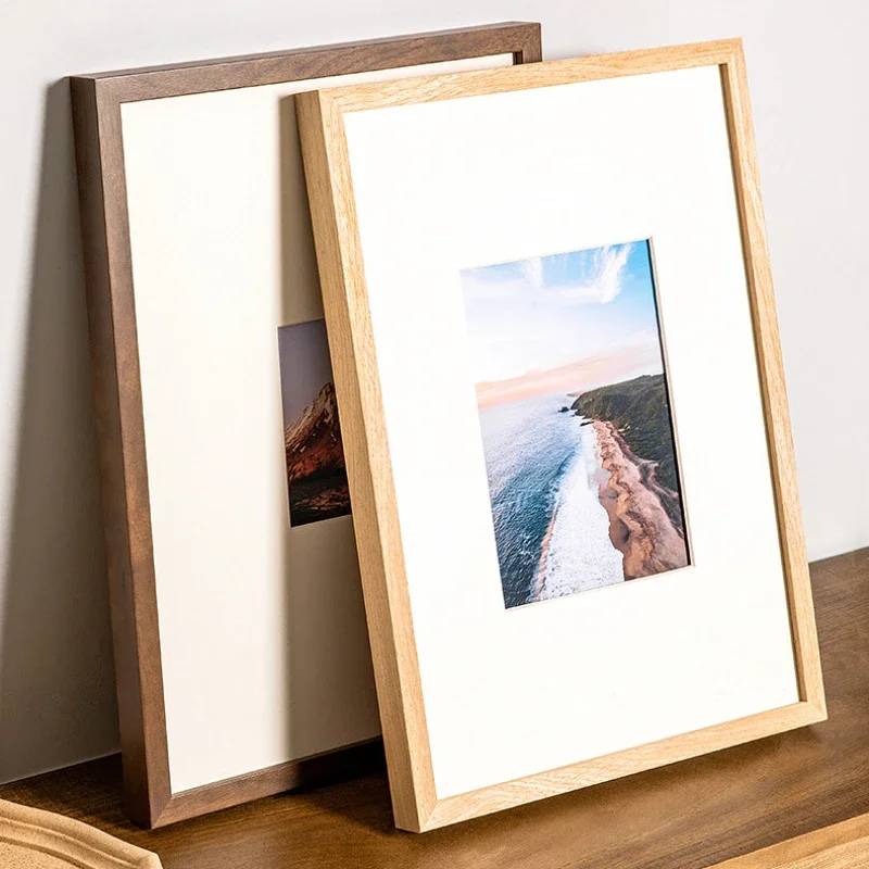 Фоторамка из цельного дерева