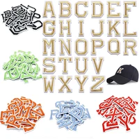26pcs a z iron on letter patches sewing on appliques embroidered patch letters decor repair patches for hats shirts jeans shoes
