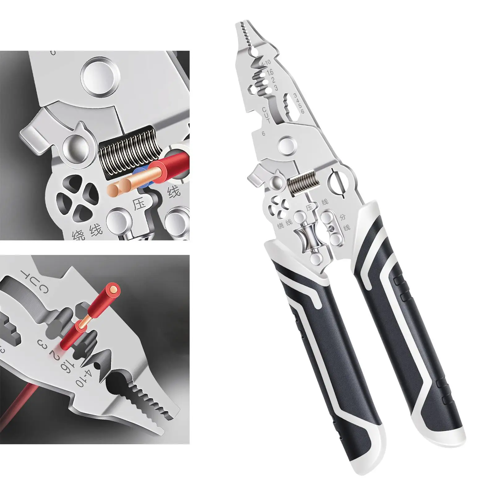 Wire Stripper Tool Wiring Versatile Easy to Use Portable Cable