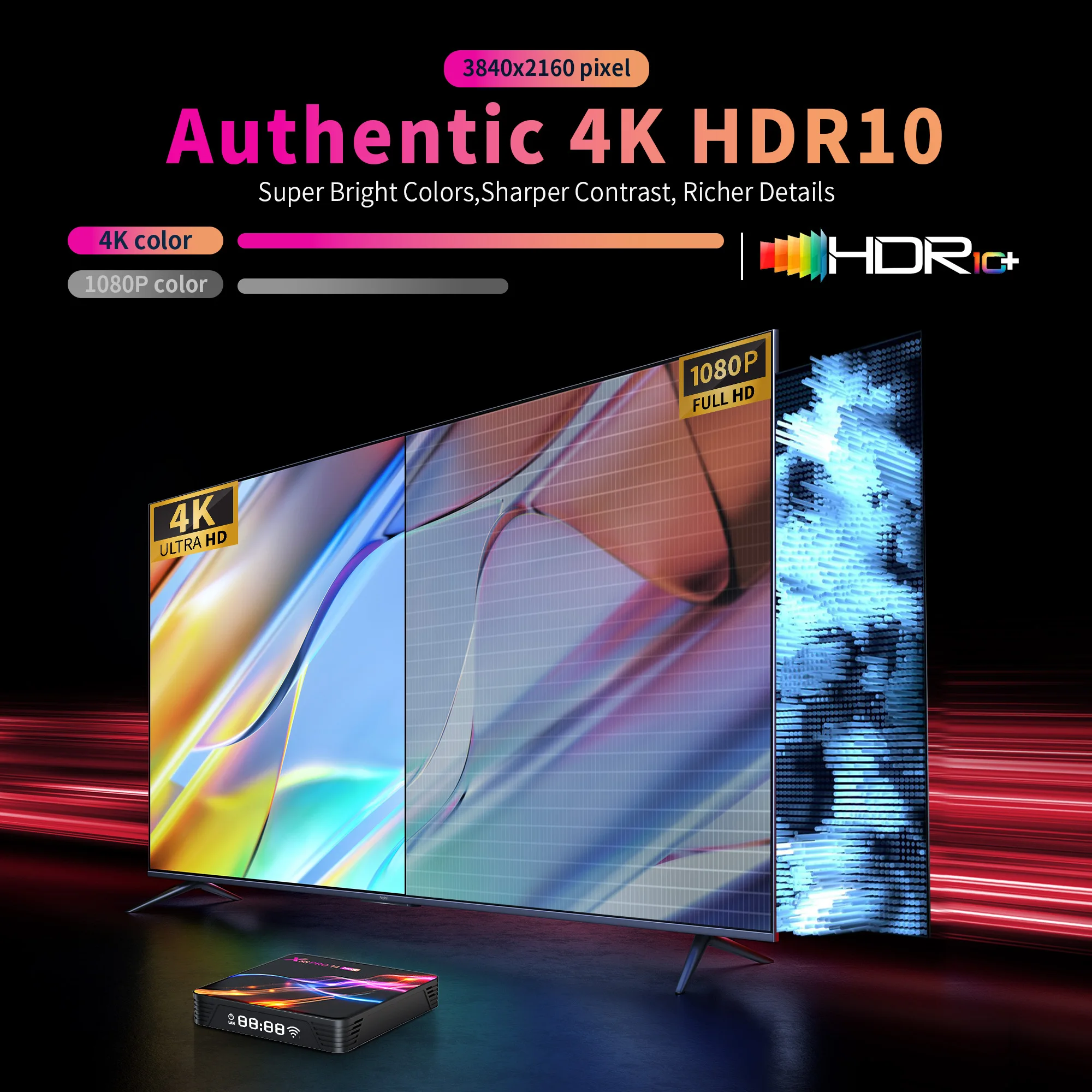 Фото X88 Pro 14 Max TV Box Android 14 Rockchip RK3528 8K HD Smart TVBOX WIFI6 BT5 Магазин приложения Набор TOP Box X88Pro14 №5
