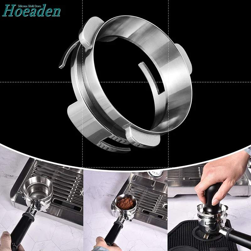 

54mm Coffee Powder Receiving Dosing Ring Rotatable Loop for Breville 8 Series