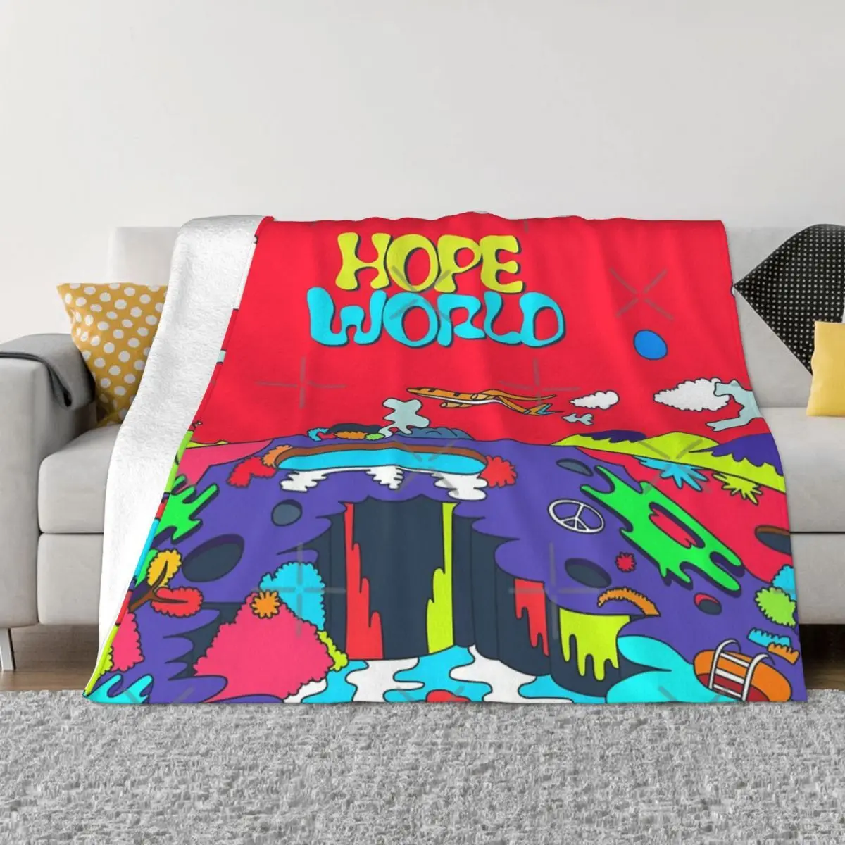 J-Hope World альбом искусство плюшевые одеяла для кровати и украшения дома