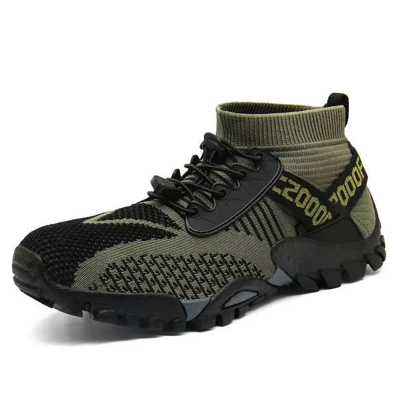 

Unisex Breathable Mesh Men's Botas Tactical Boots Hiking Shoes Outdoor Non-Slip Trail Trekking Climbing Designer Wading Sneakers