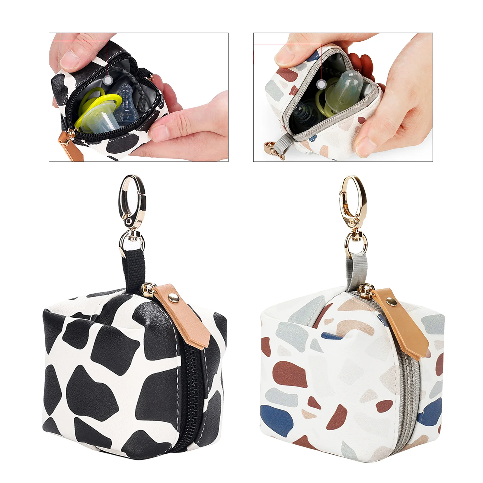 

Mummy Bag That Can Be Hung Pacifier Bags Case Diaper Storage Cover Hanging Container Baby Holders