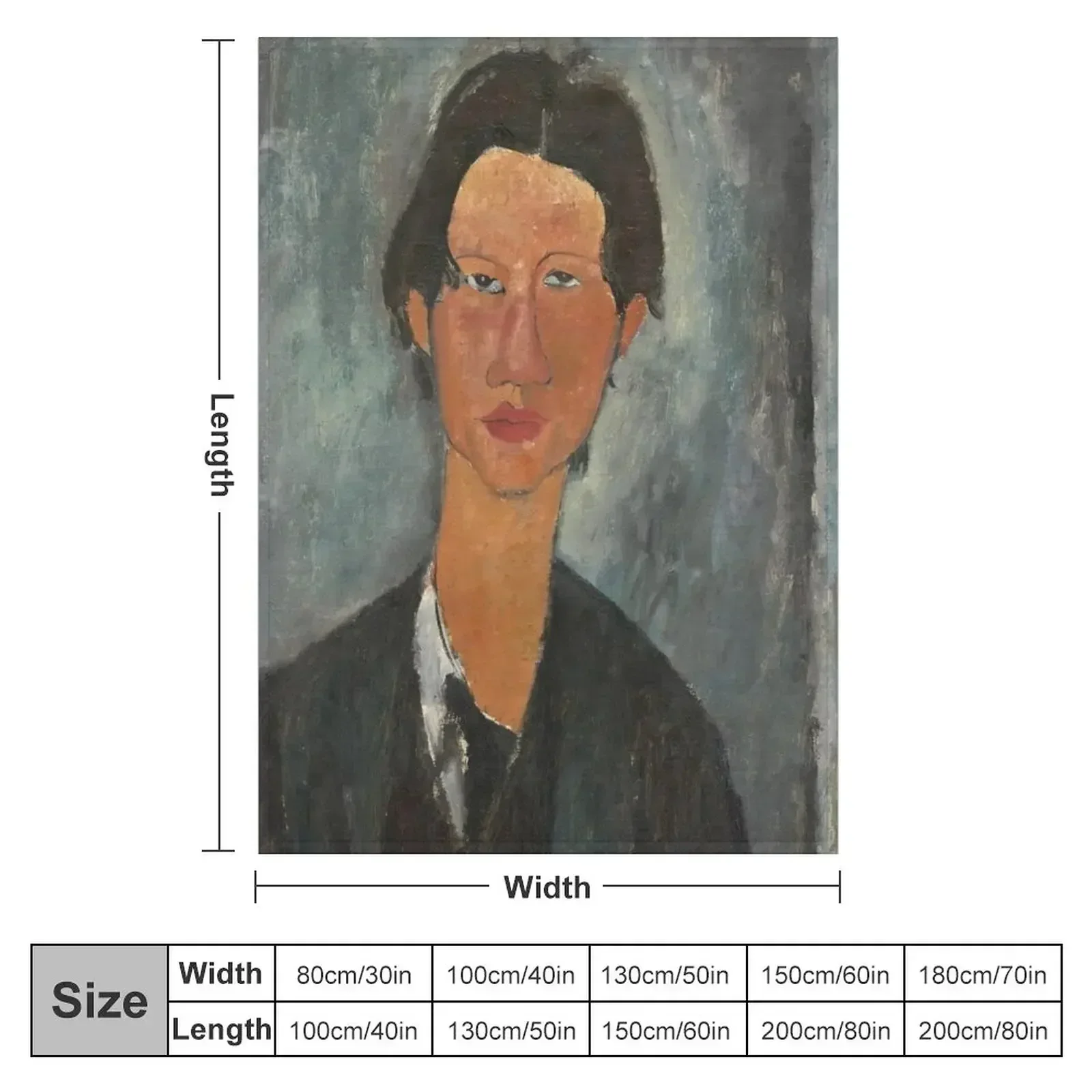 Амедео Моigliani. Чарим Соутин 1917. Одеяло люксового бренда Beautifuls Лето для малышей