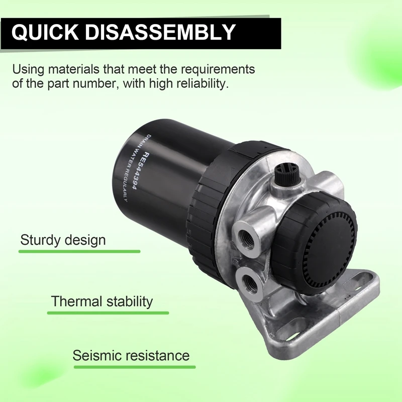 Фото Топливный фильтр в сборе RE527507 для трактора John Deere 4045 5080 5080R 5090 5090R 5100R 6068 6105M 6125M 6130 6225 6230 №2