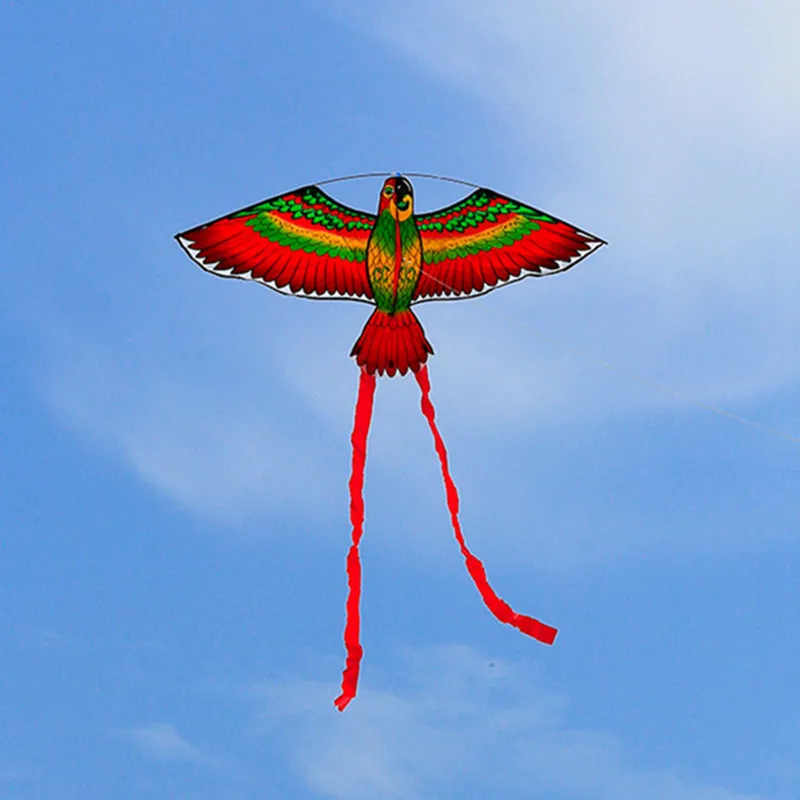 Бесплатная доставка воздушные змеи попугая летающие игрушки для детей катушка