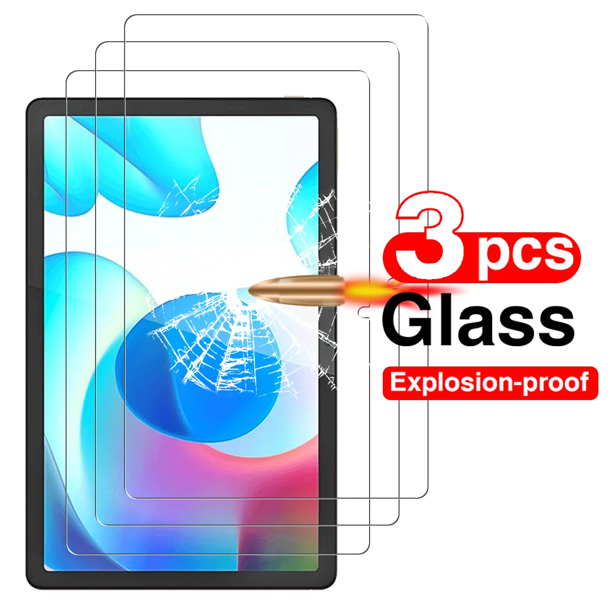 Закаленное стекло для Realme Pad 2021 защита экрана RealmePad 10 4 дюймов Защитная пленка