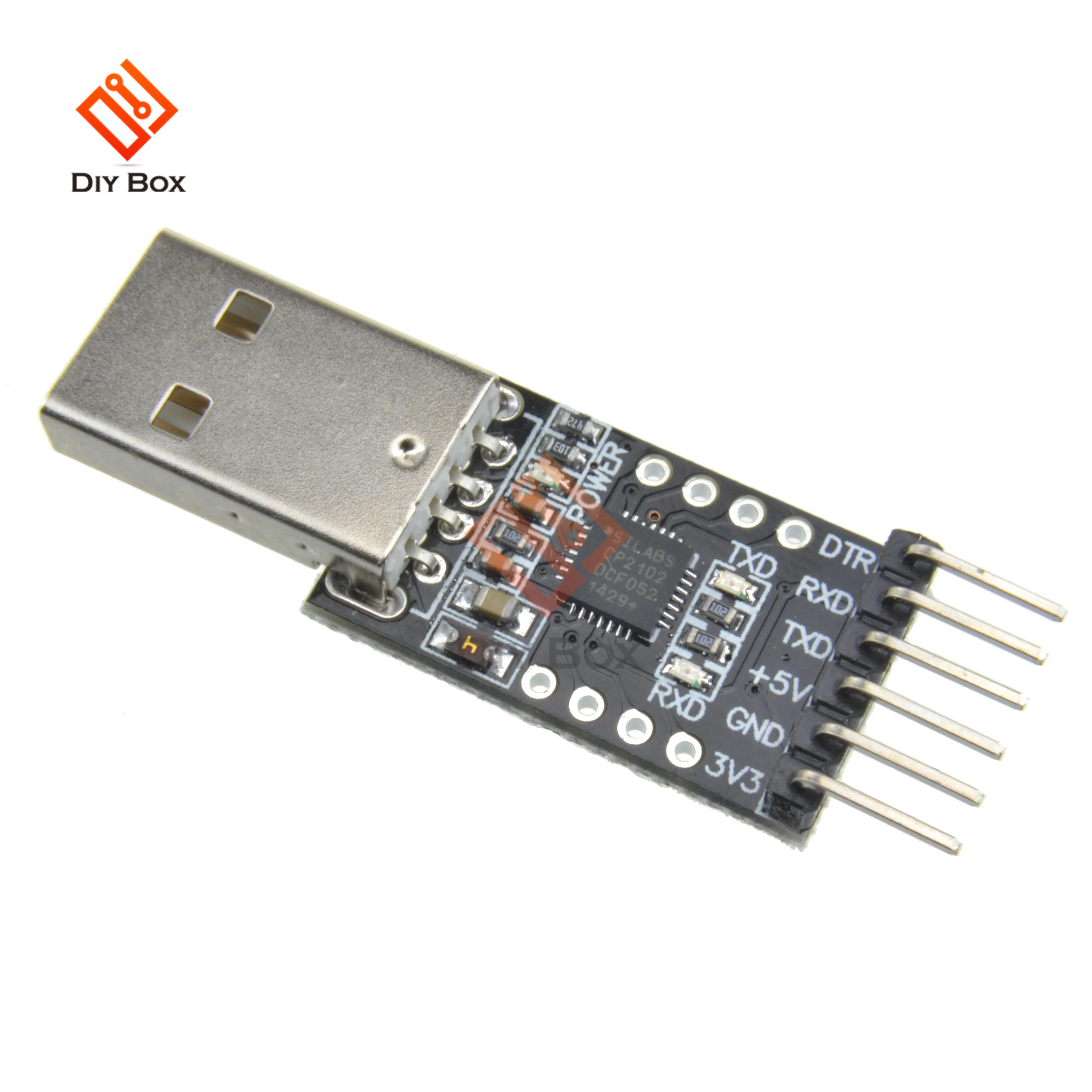 

Модуль CP2102 USB 2,0 в TTL UART, 6-контактный последовательный преобразователь STC, сменный модуль адаптера FT232 для Arduino 3,3 В/5 В