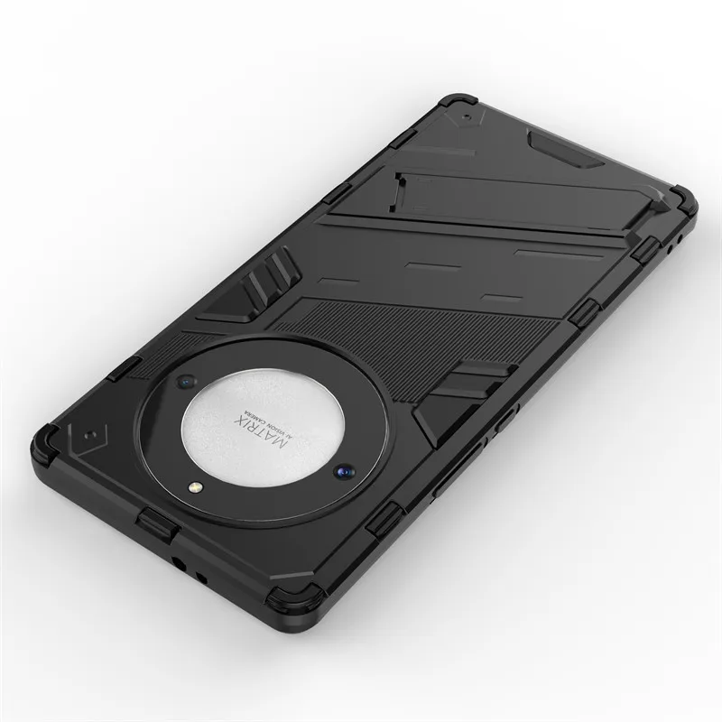 Для Honor X9A чехол X9B 5G Чехлы Броня PC подставка держатель противоударный ТПУ