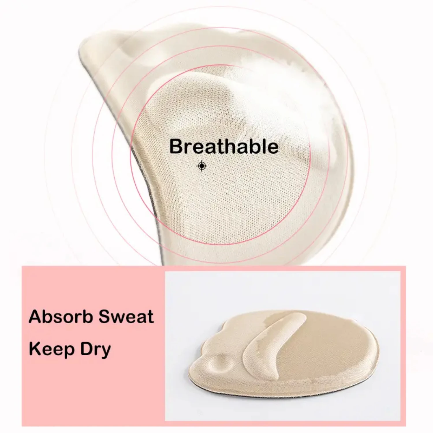 Comfortable Soft Metatarsal Pads for Women - Half Insoles Shoes Cushioned Foot Inserts Sneakers Premium Cushions