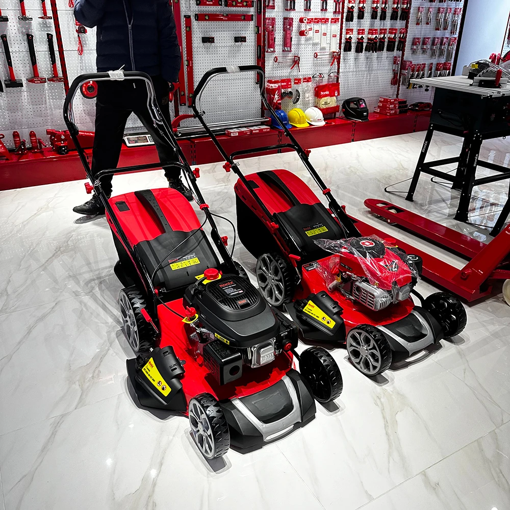 Бензиновая мощная самоходная бензиновая садовая газонокосилка 6 5 л.с. 196 куб.см