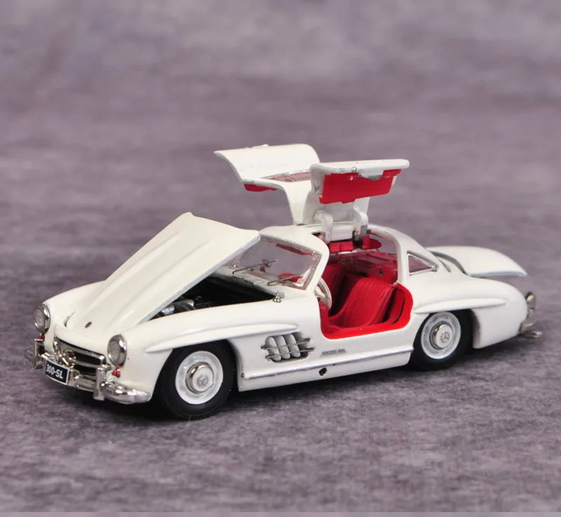 

1955 benz300SL W198 gull wing door BSC limited edition 1:64 alloy full open simulation car model collection gift free shipping