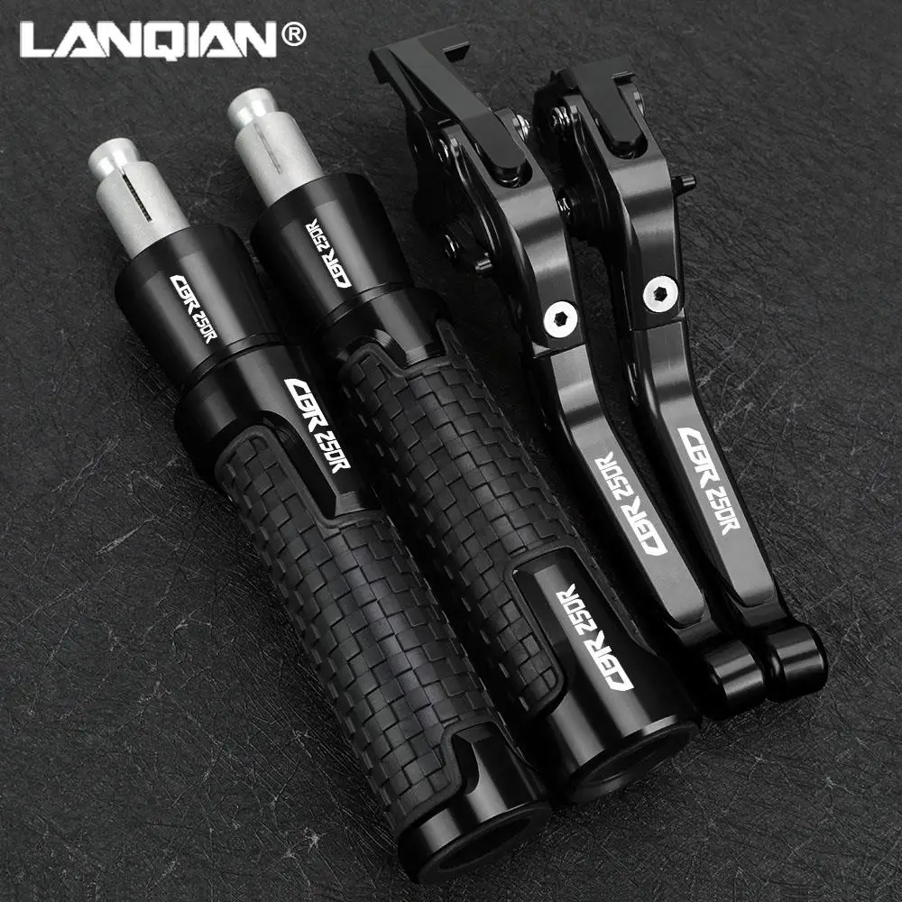 motocyklowy CNC wysuwane dźwignie sprzęgła hamulca ręcznego uchwyt na kierownicę uchwyty do kierownicy dla HONDA CBR250R CBR 250R 2011-2018