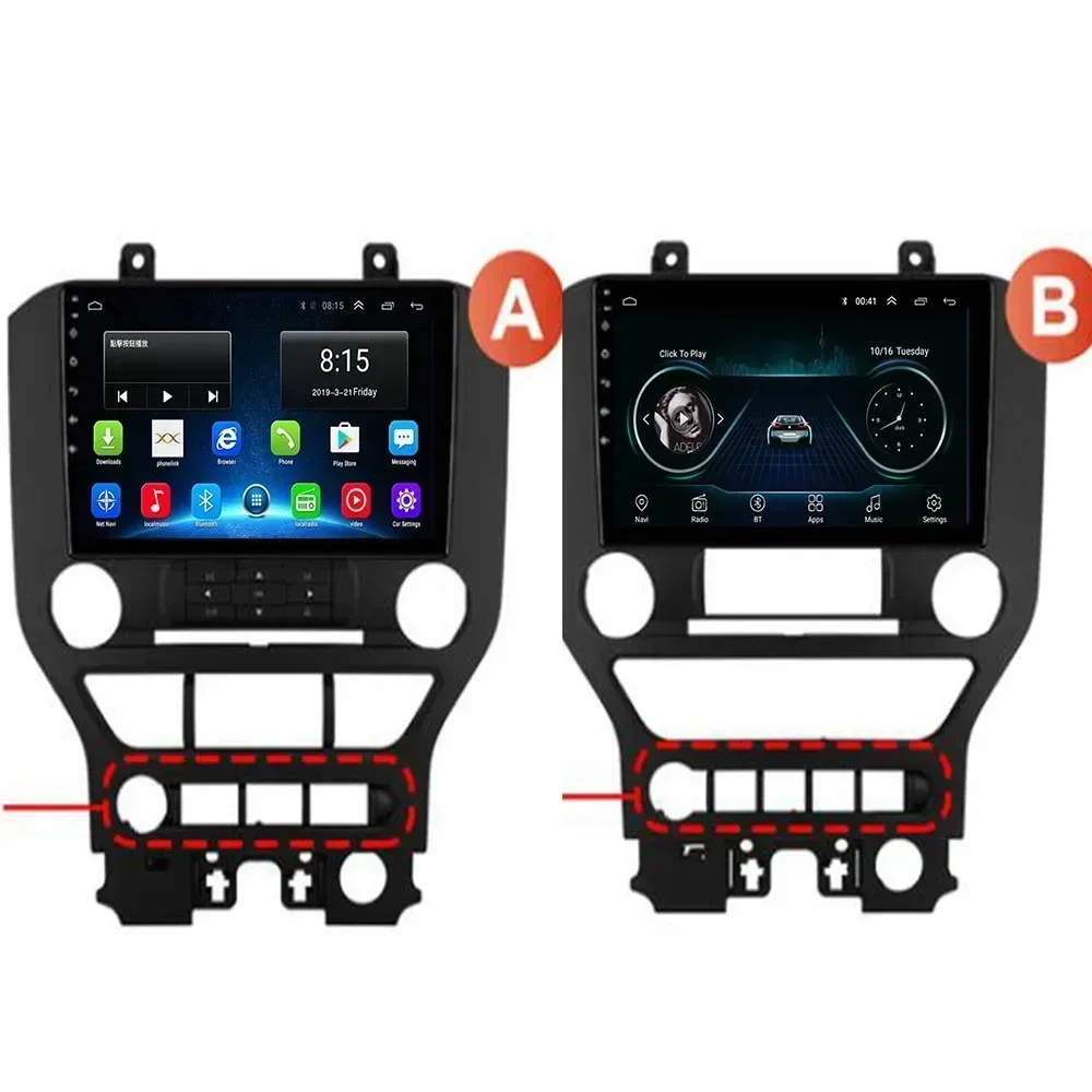 Автомобильный радиоприемник Android 13.0 для Ford Mustang 2015-2018 мультимедийный плеер DSP Carplay