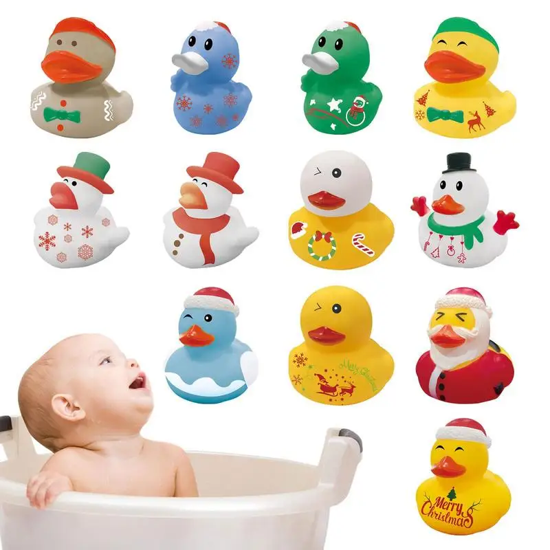 

12 шт., детский резиновый набор «утки»