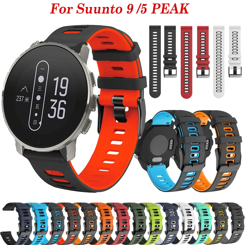 Умные часы для Suunto 9 PEAK Sport, силиконовый браслет Suunto 5 PEAK ...