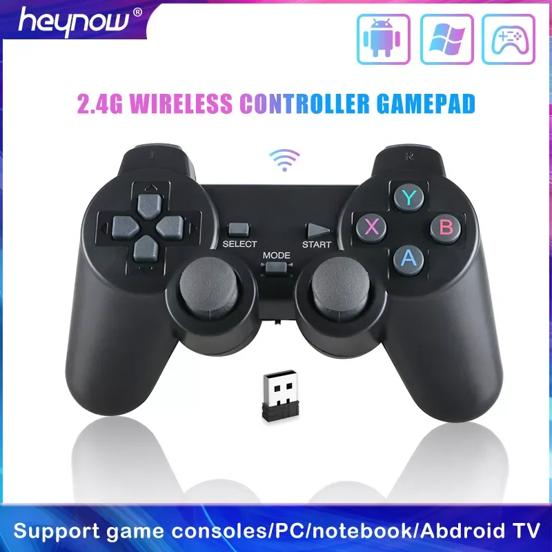 

HEYNOW 2.4Ghz Wireless Gamepad For Super Console X Game Controller USB Joystick For TV Video Game Console Android TV BOX Phone