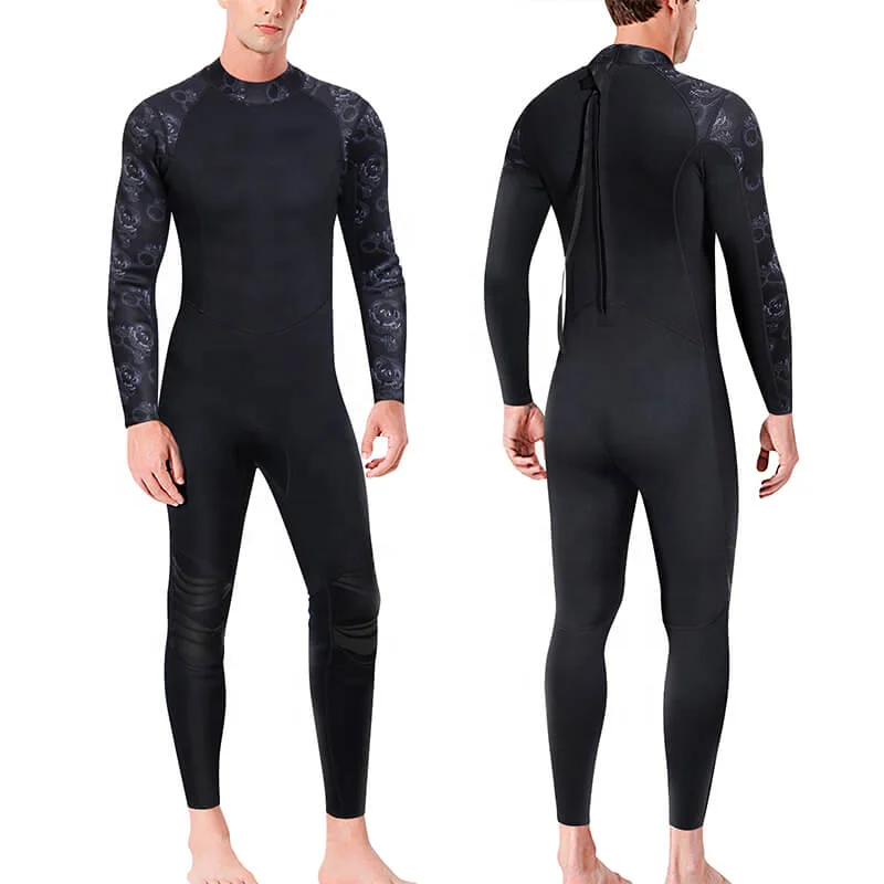 Wholesale Neoprene Diving Suits Long Sleeve Keep Warm Surfing Swimming Wetsuit For Men