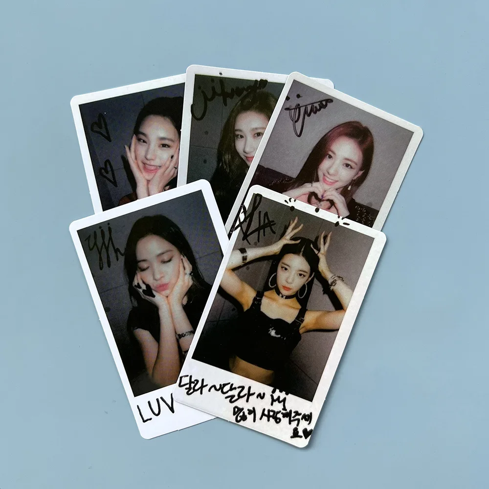 5 шт./набор KPOP ITZY IT'z различные фотокарты двусторонние ломо-карты открытки Yeji Lia