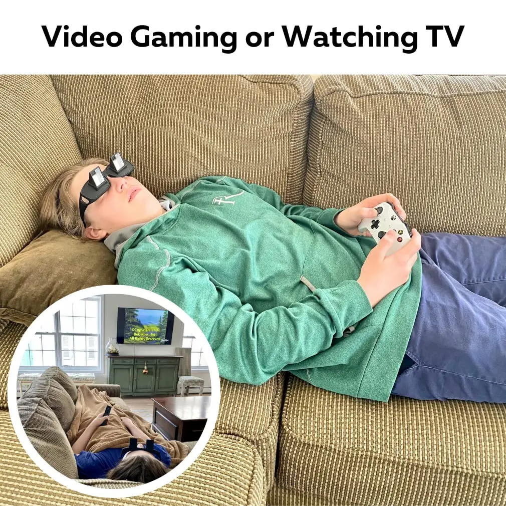 

Amazing Lazy Glasses Horizontal Reading TV Sit View Glasses On Bed Lie Down Bed for Lying down watching tv For Home Sleep Read