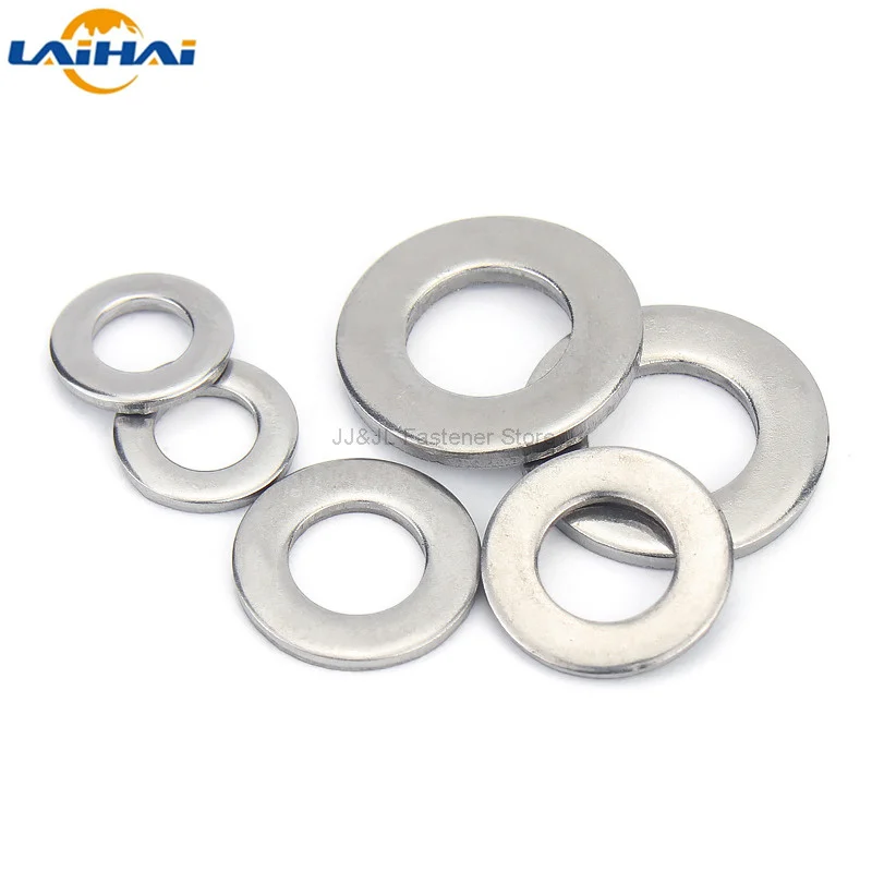 

2/5/10/50/100 шт., плоская прокладка из нержавеющей стали