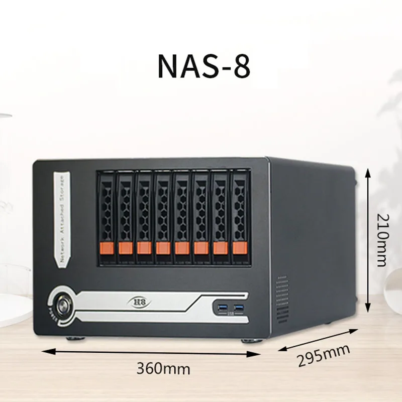 Сервер хранения Nas8 bay полная высота PCIE слот для карт материнская плата MATX