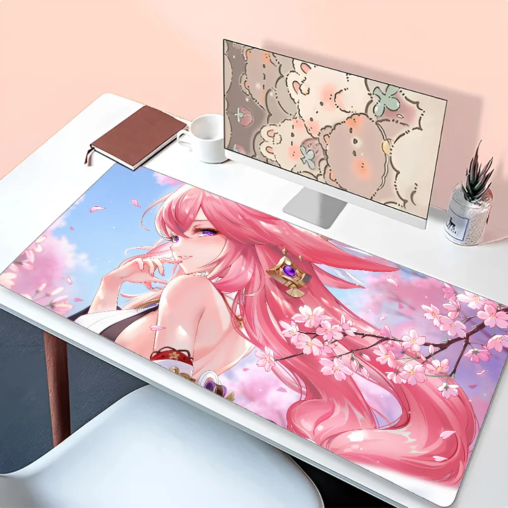 Коврик Для Мыши Genshin Impact Guuji Yae XXL - Игровой