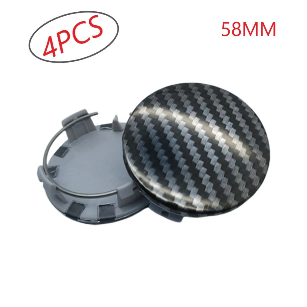 

4pcs/set Car Wheel Center Hub Caps 58mm Rim Dust-Proof Covers Wheels Plugs Car Exterior Parts For Tesla MODEL X S