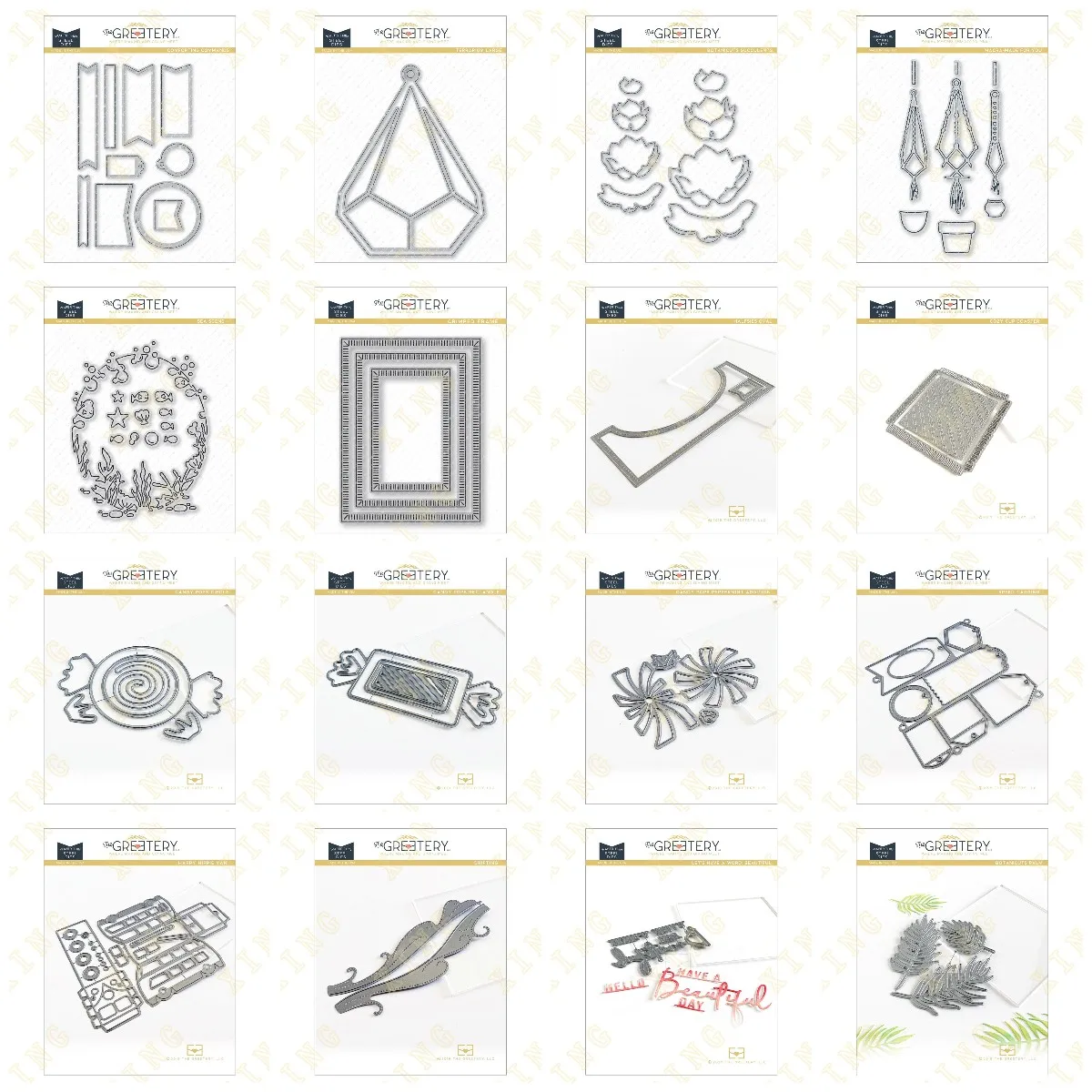 Геометрический прямоугольник с бриллиантами металлические штампы для