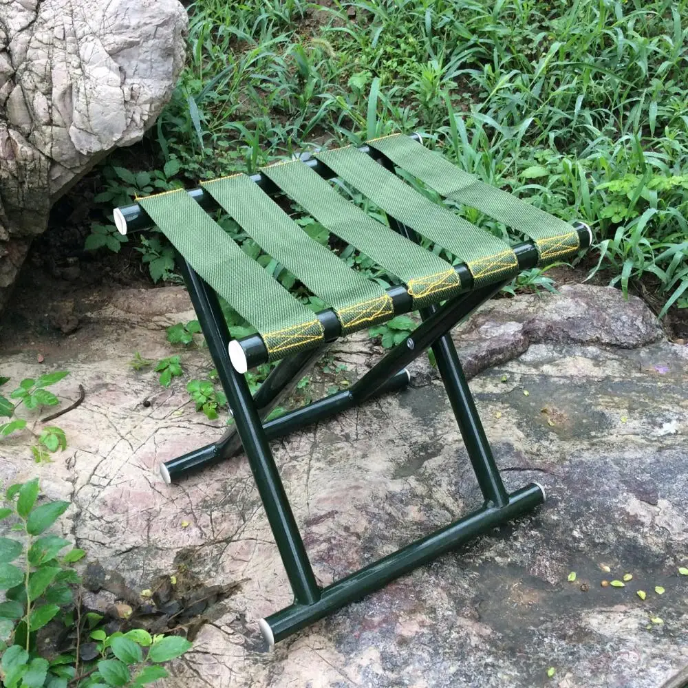 

Portable Chair Outdoor Hiking Travel Super Strong Folding Stool Heavy Duty Seat