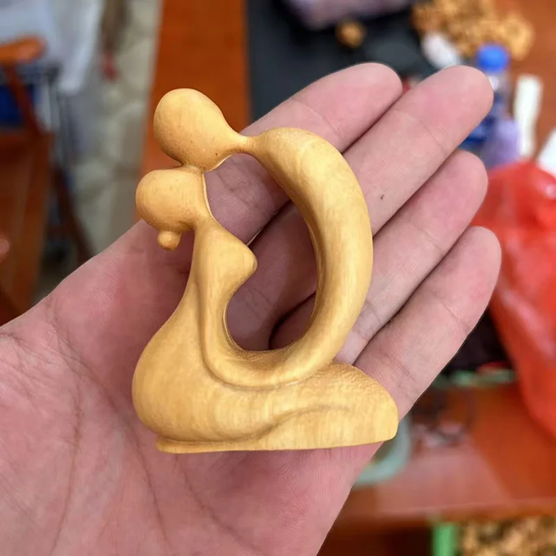 Деревянная скульптура QIANFANEIVES 