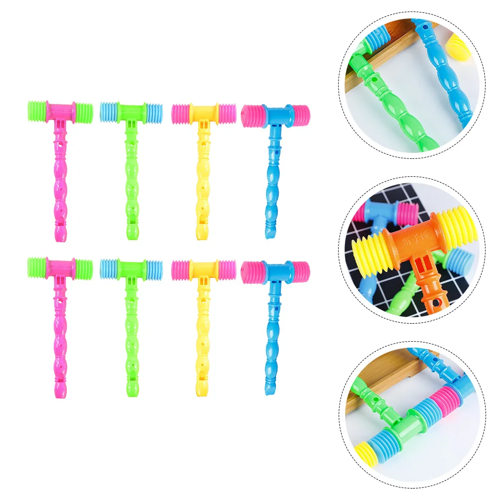 

8 Pcs Flute Hammer Baby Music Kids Tools Playing Mini Toys Plastic Puzzle Playthings Practical Gift Delicate Mallet
