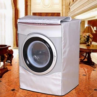 fully automatic roller washer sunscreen washing machine waterproof cover dryer polyester silver dustproof washing machine cover