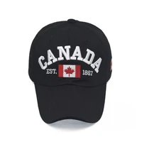 new canada baseball cap men women cotton 3d embroidered canadian baseball cap fashion wild trucker hats gorras