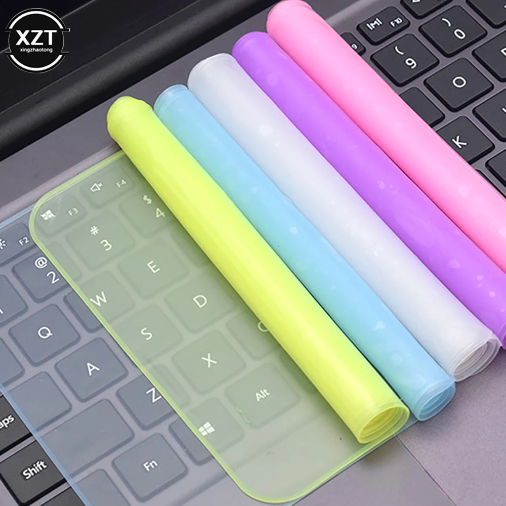 

Universal Laptop Cover Keyboard Skin Dustproof Waterproof Soft Silicone Protector Generic for Macbook 12-14 Inch and 15-17 Inch