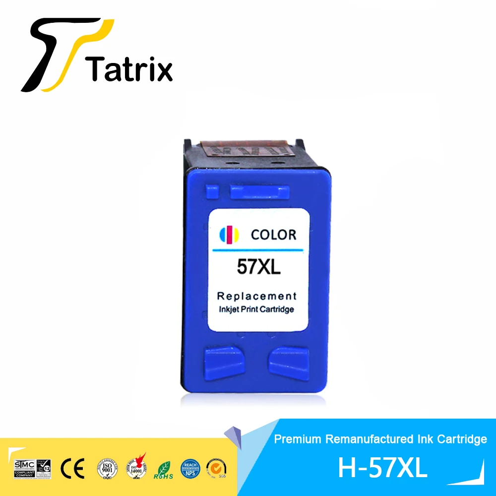 Фото Tatrix 56 57 56XL 57XL Премиум восстановленный цветной струйный картридж для принтера HP HP 4110/4255/4256/5510/5608/5609 5679 №3