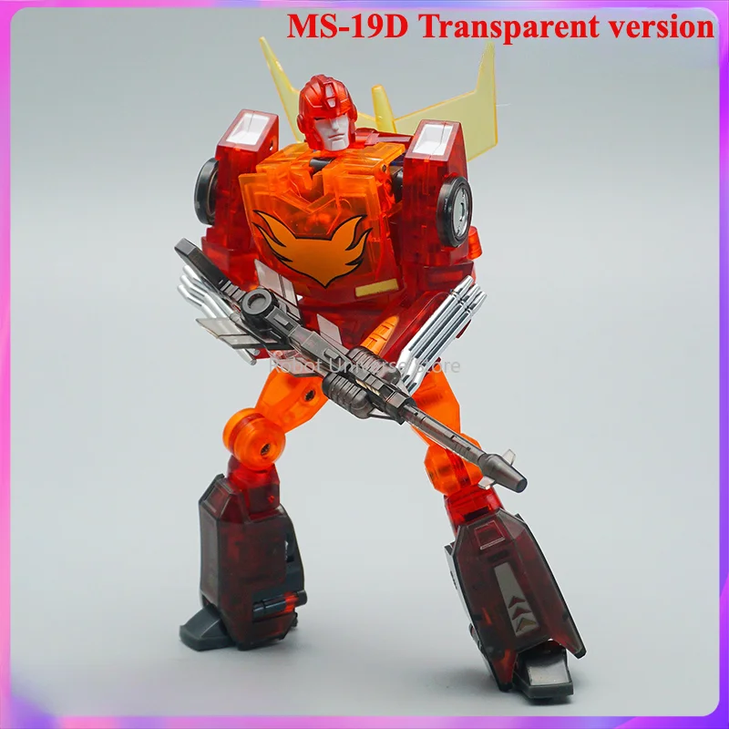 MFT трансформер Ms-19D Ms19D прозрачная версия Rodimus Prime 12 см маленькая экшн-фигурка