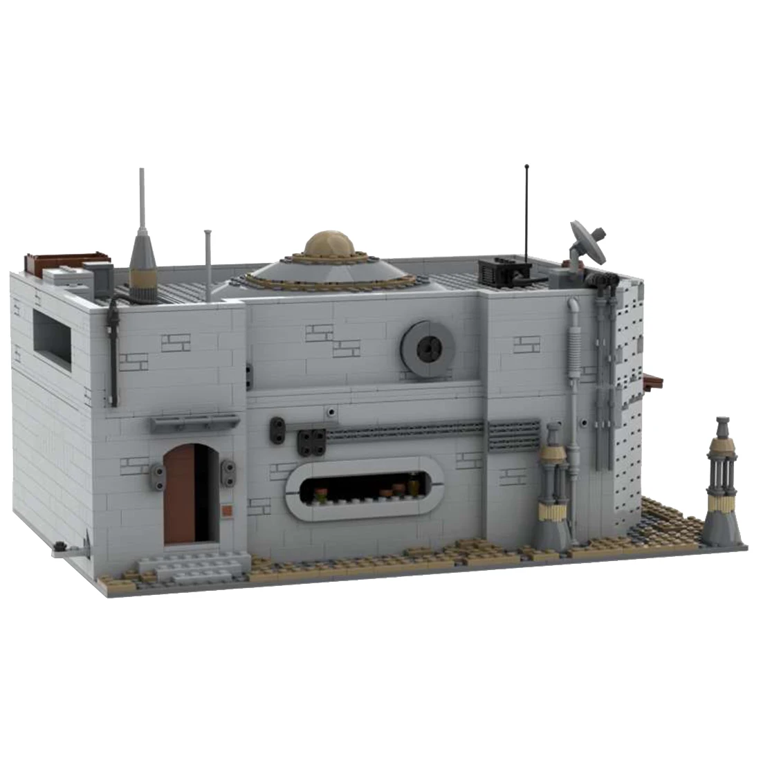 

Authorized MOC-91332 1679pcs DIY Assembly Building Blocks MOC Movie Scenes Bar Model Set Toy - Designed By Domonti79