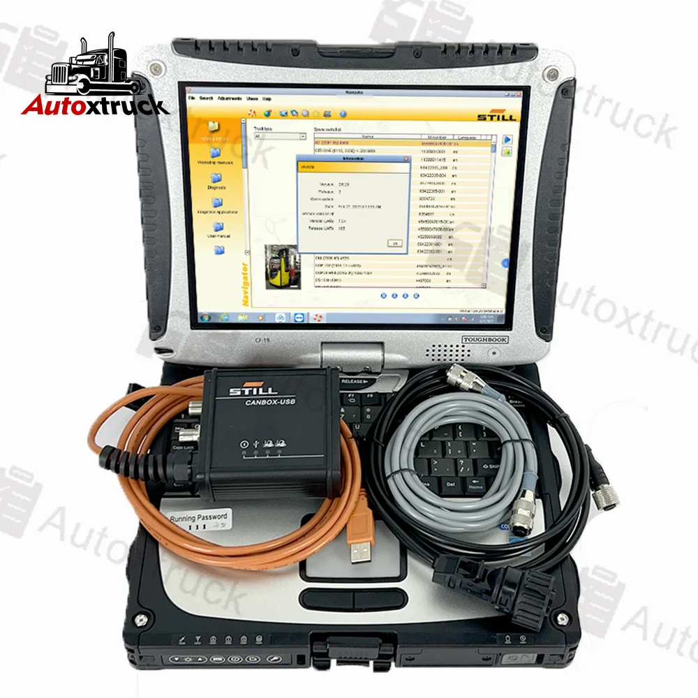 Для диагностического интерфейса для вилочного погрузчика с программным