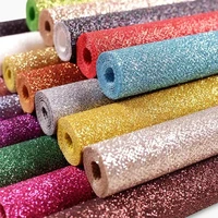 5m x 138cm fashion glitter wallpaper colorful flash wall covering home decor solid color sparkly living room store art stage