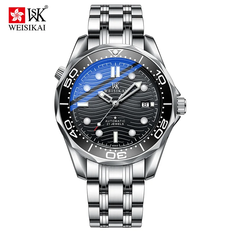 Top Brand Mechanical Wristwatch For Men Luxury Business Stainless Steel Auto Watches Man Classic AAA Dive Relogio Masculino 2022