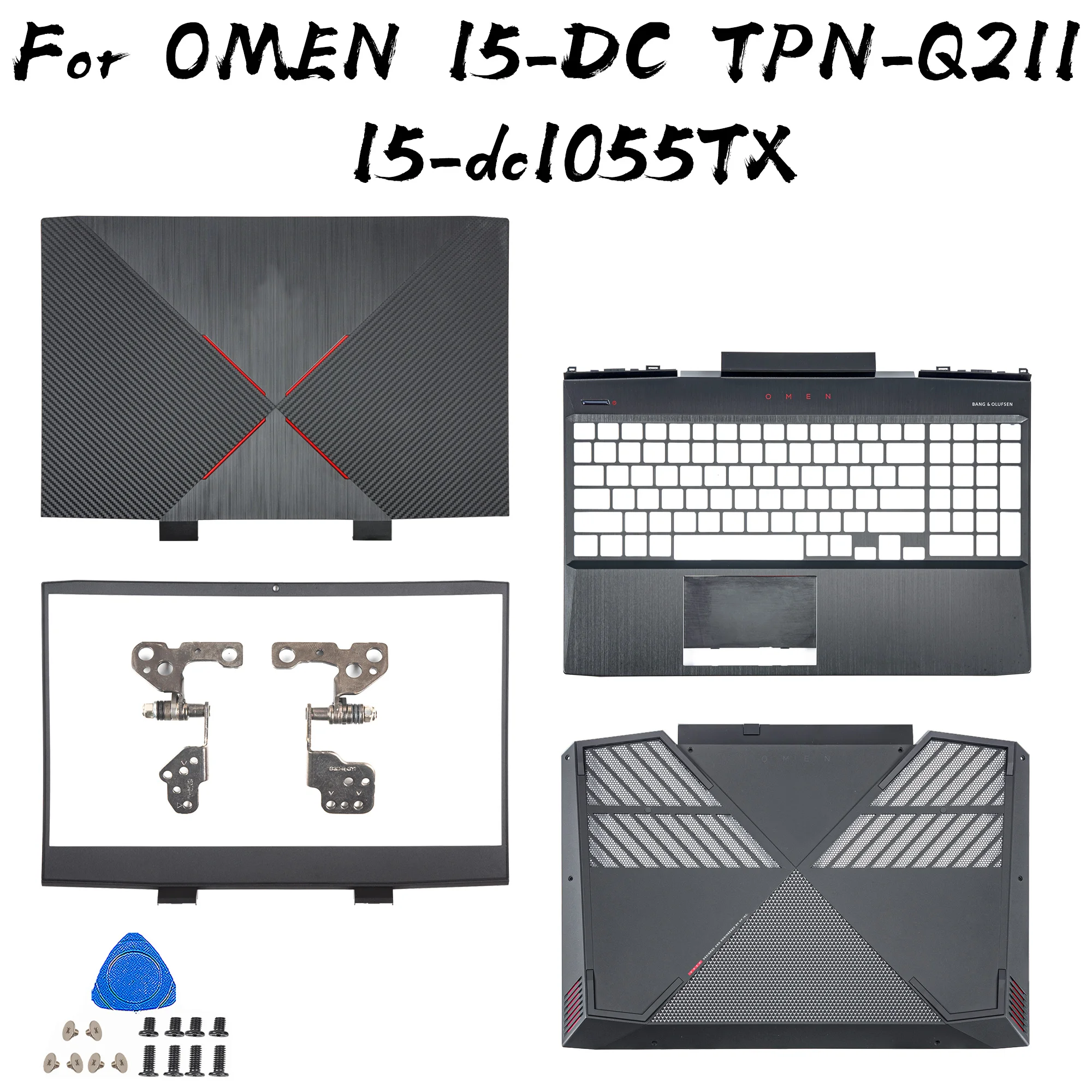 Запчасти верхняя задняя крышка для HP OMEN 15-DC TPN-Q211 15-dc1055TX ЖК-дисплея/подставка