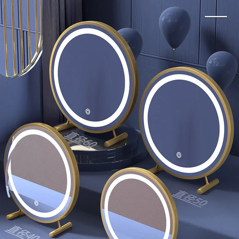 

Round Salon Decorative Mirror Aesthetic Shower Wall Art Jeweler Decorative Mirror Design Desk Arte De Pared Wall Decorations