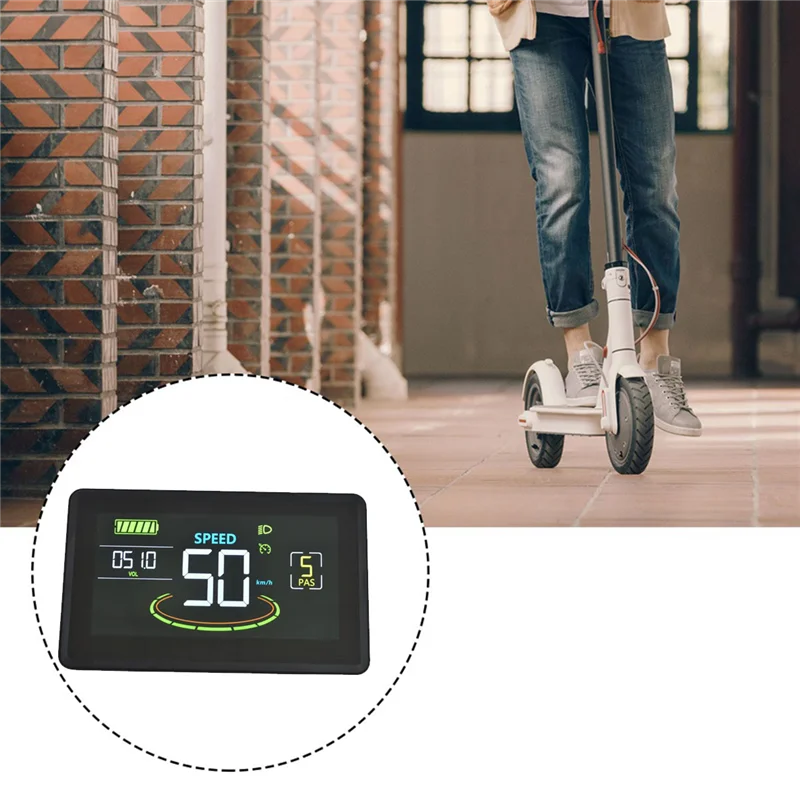 ЖК-дисплей H6C для электровелосипеда 24в-60в цветной ЖК-экран электроскутера с USB UART