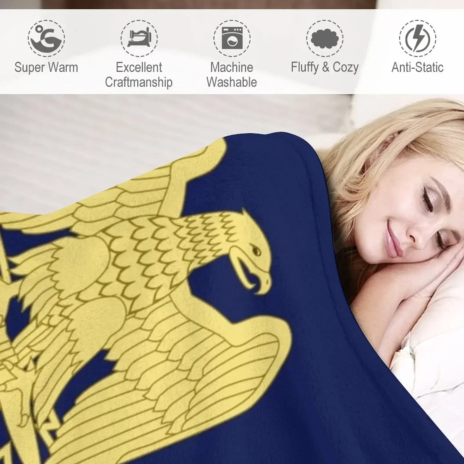 Одеяло Emblème de Napoléon Bonaparte декоративные диваны роскошные свободные одеяла для